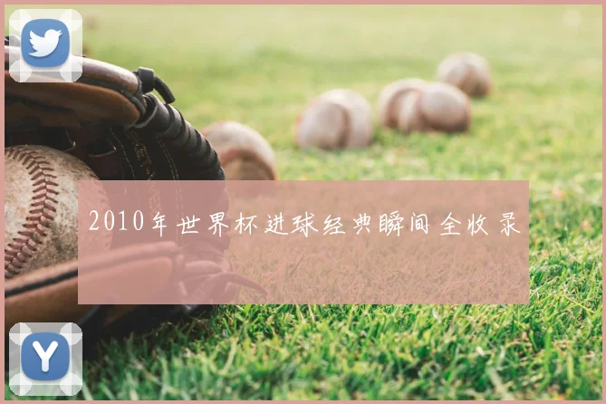 2010年世界杯进球经典瞬间全收录